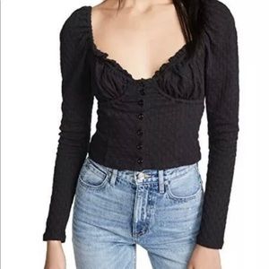 Free People ladybug long sleeve
